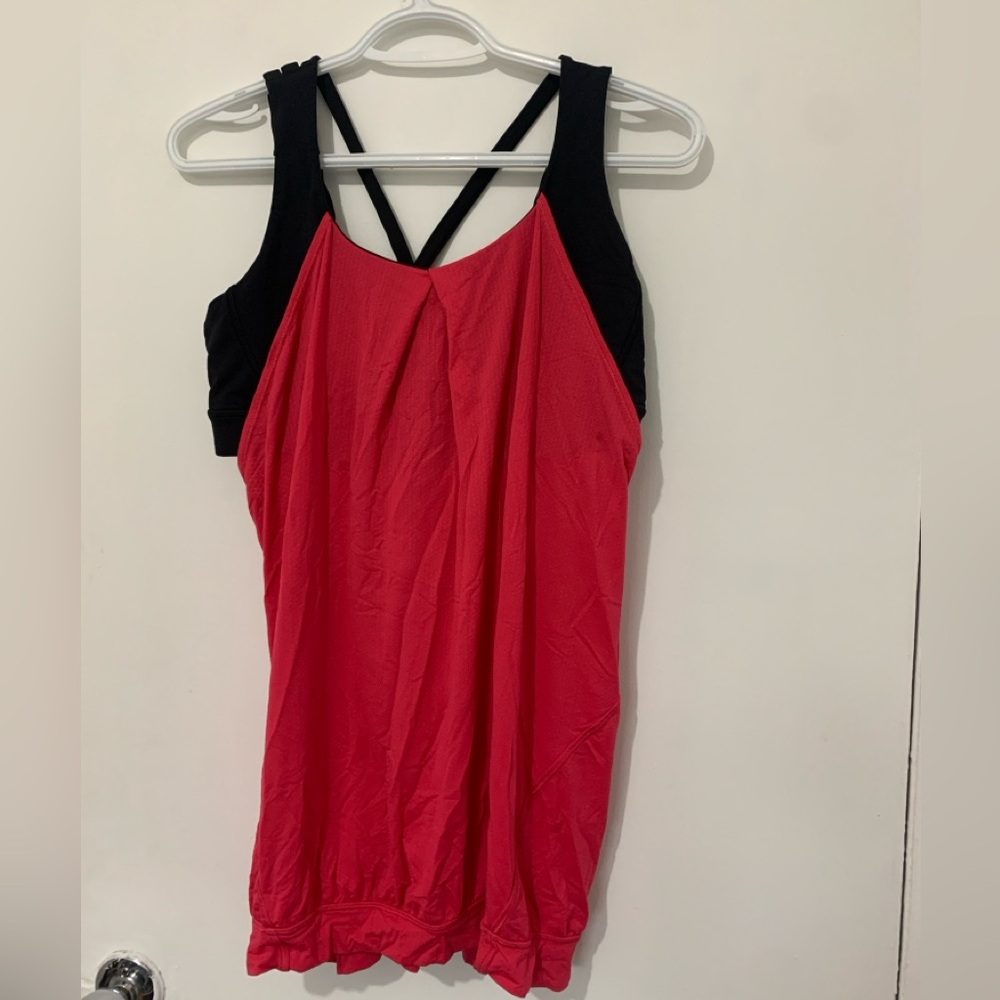 Lululemon No Limits built in bra tank